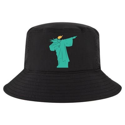 Dabbing Statue Of Liberty Cool Comfort Performance Bucket Hat