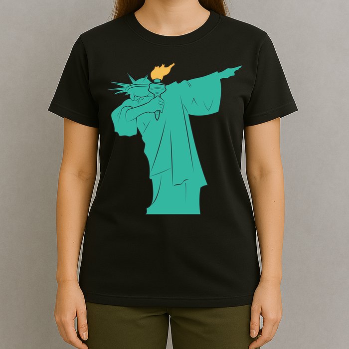 Dabbing Statue Of Liberty T-Shirt