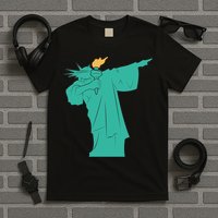 Dabbing Statue Of Liberty T-Shirt
