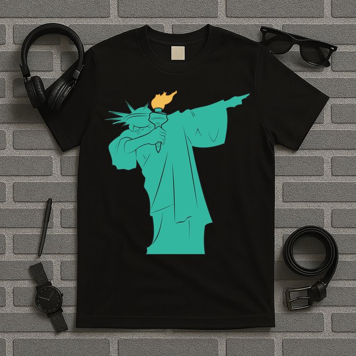 Dabbing Statue Of Liberty T-Shirt