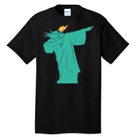 Dabbing Statue Of Liberty Tall T-Shirt