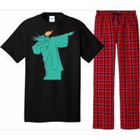 Dabbing Statue Of Liberty Pajama Set