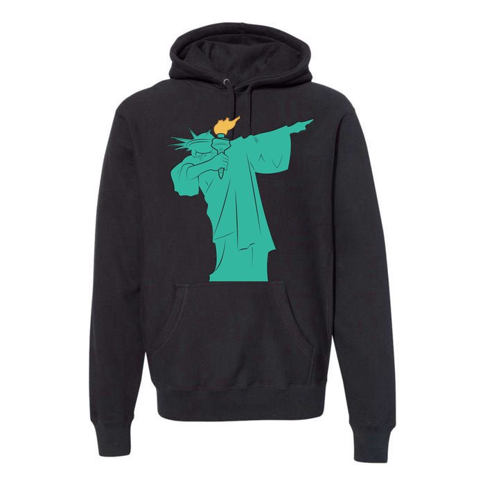 Dabbing Statue Of Liberty Premium Hoodie