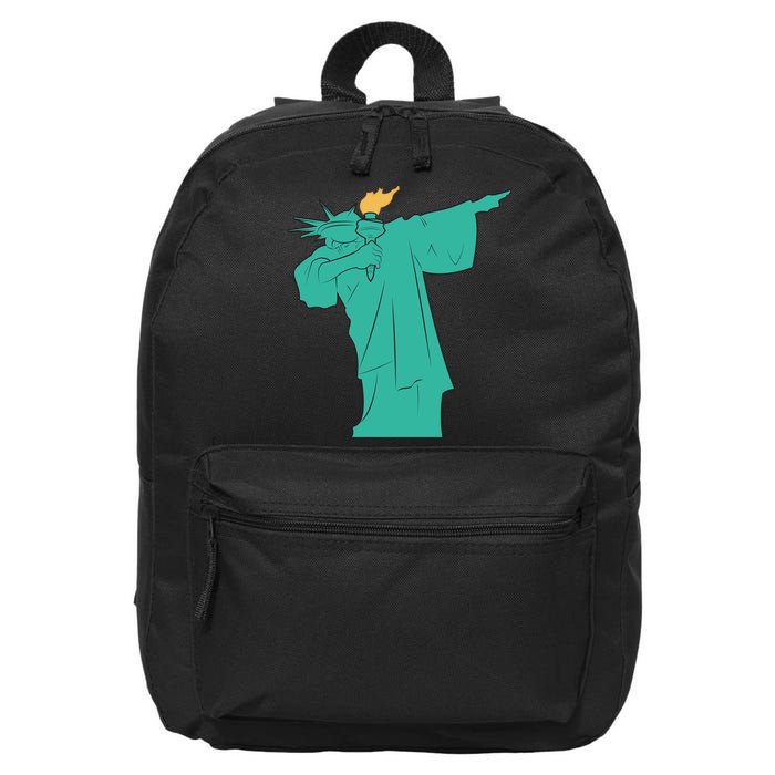 Dabbing Statue Of Liberty 16 in Basic Backpack