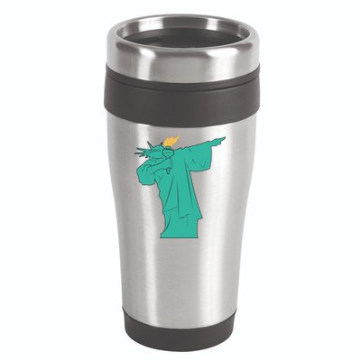 Dabbing Statue Of Liberty 16oz Travel Tumbler