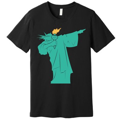 Dabbing Statue Of Liberty Premium T-Shirt