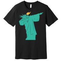 Dabbing Statue Of Liberty Premium T-Shirt