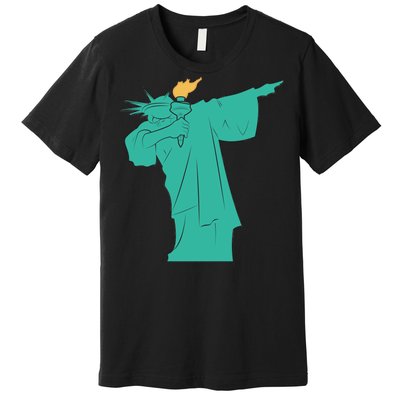 Dabbing Statue Of Liberty Premium T-Shirt