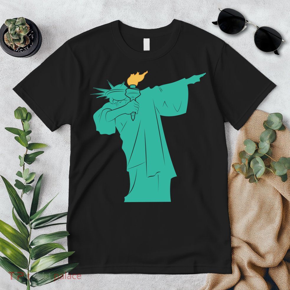Dabbing Statue Of Liberty Premium T-Shirt