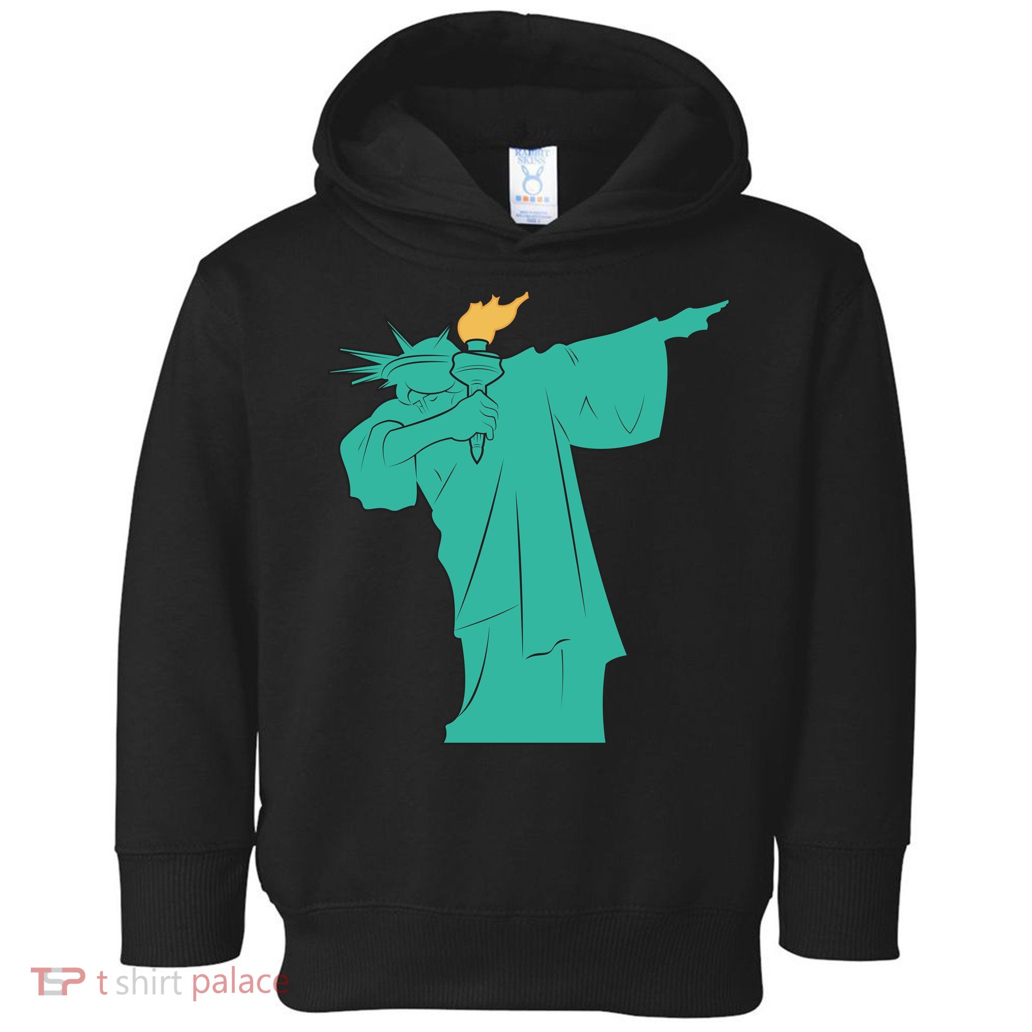 Dabbing Statue Of Liberty Toddler Hoodie