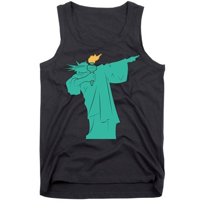 Dabbing Statue Of Liberty Tank Top