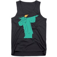 Dabbing Statue Of Liberty Tank Top