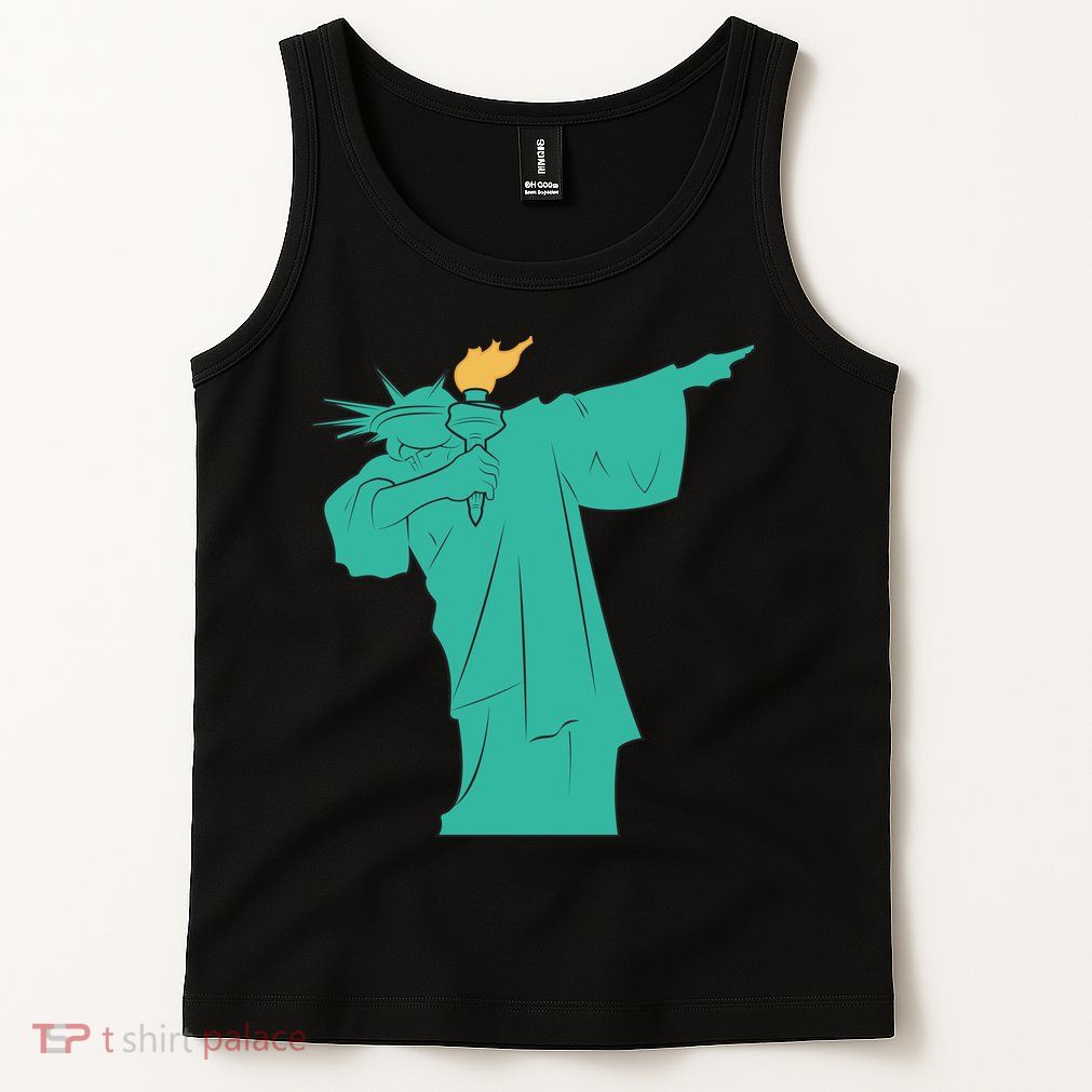 Dabbing Statue Of Liberty Tank Top