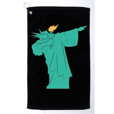 Dabbing Statue Of Liberty Golf Towel