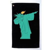 Dabbing Statue Of Liberty Golf Towel