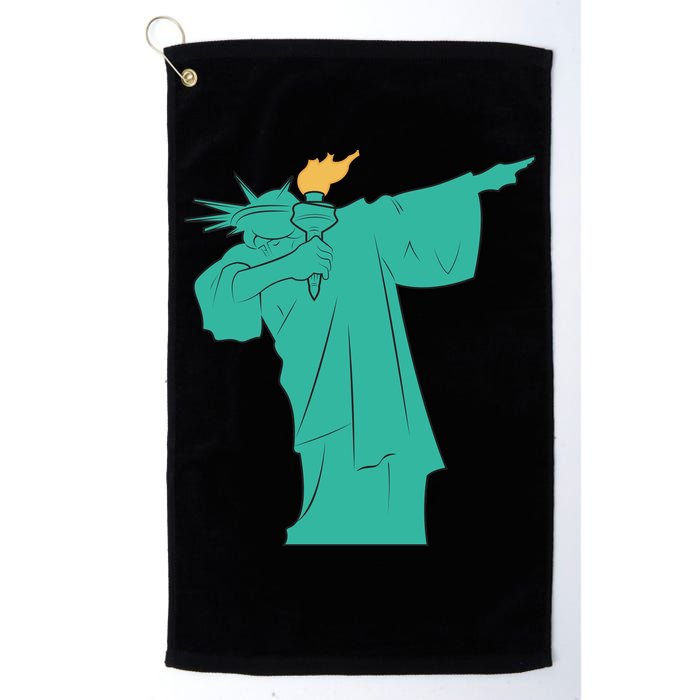 Dabbing Statue Of Liberty Golf Towel