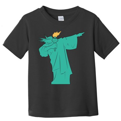 Dabbing Statue Of Liberty Toddler T-Shirt