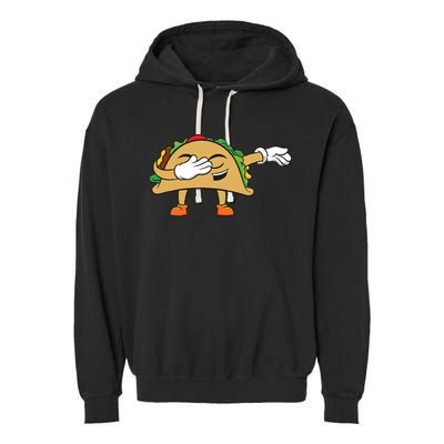Dabbing Taco Garment-Dyed Fleece Hoodie