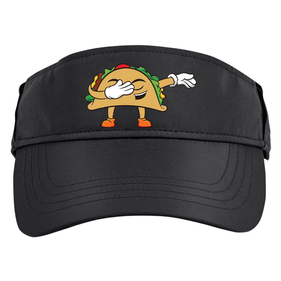Dabbing Taco Adult Drive Performance Visor