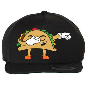 Dabbing Taco Wool Snapback Cap