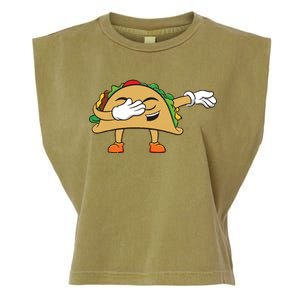 Dabbing Taco Garment-Dyed Women's Muscle Tee