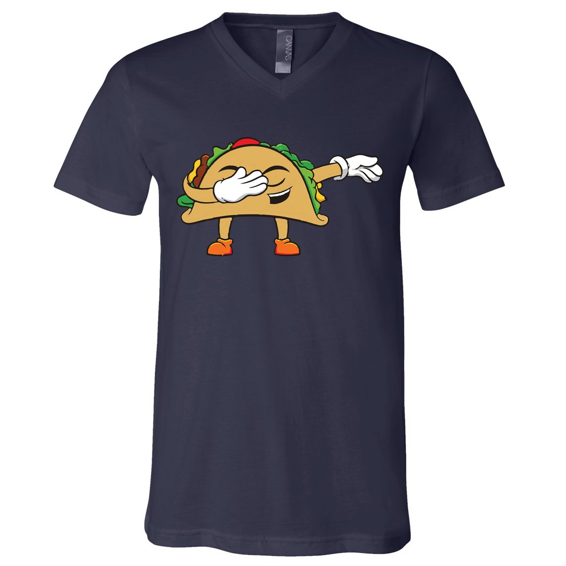 Dabbing Taco V-Neck T-Shirt