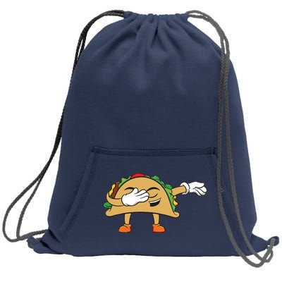 Dabbing Taco Sweatshirt Cinch Pack Bag