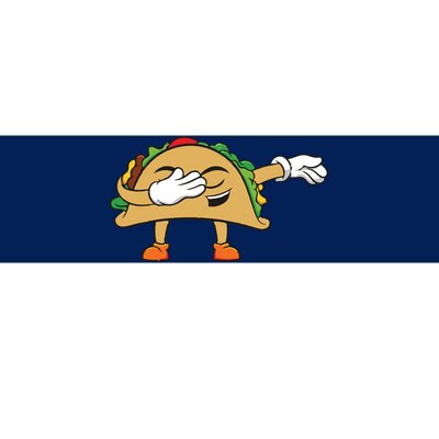 Dabbing Taco Bumper Sticker