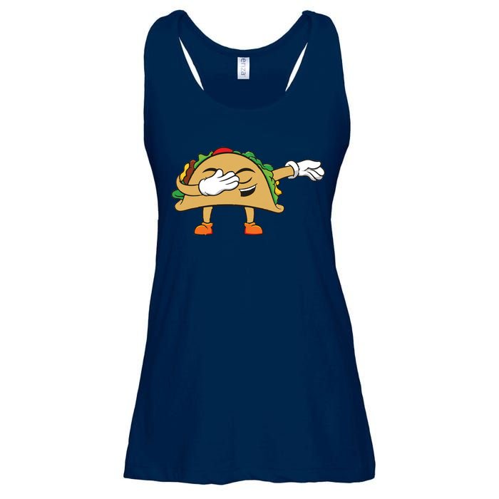 Dabbing Taco Ladies Essential Flowy Tank