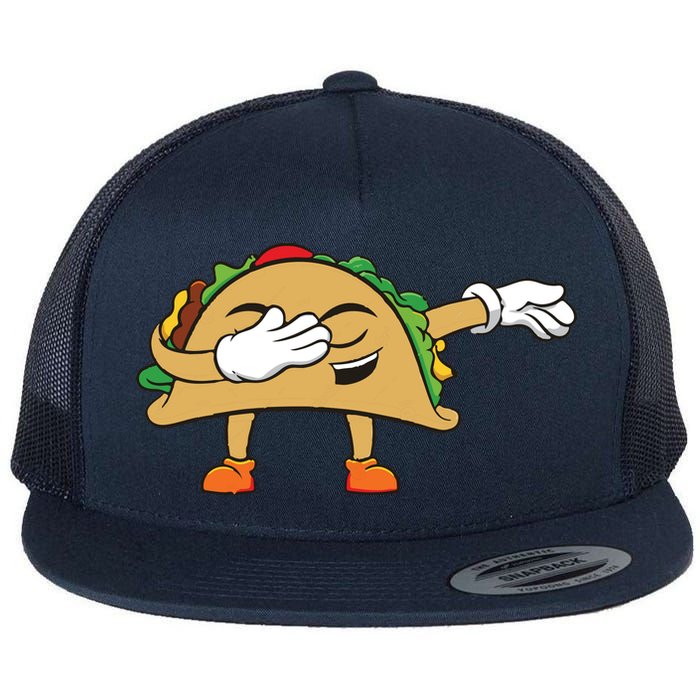 Dabbing Taco Flat Bill Trucker Hat