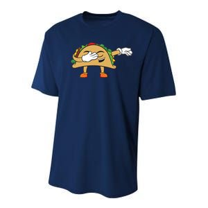 Dabbing Taco Youth Performance Sprint T-Shirt