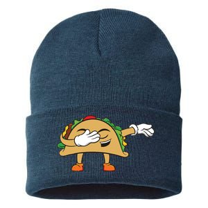 Dabbing Taco Sustainable Knit Beanie