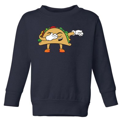 Dabbing Taco Toddler Sweatshirt