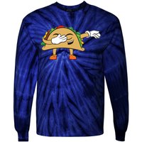 Dabbing Taco Tie-Dye Long Sleeve Shirt