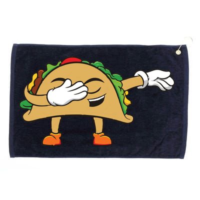 Dabbing Taco Grommeted Golf Towel