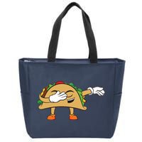 Dabbing Taco Zip Tote Bag