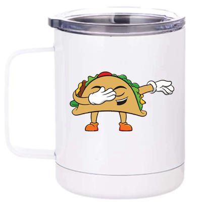 Dabbing Taco 12 oz Stainless Steel Tumbler Cup