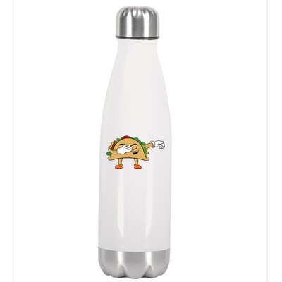 Dabbing Taco Stainless Steel Insulated Water Bottle