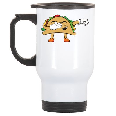 Dabbing Taco Stainless Steel Travel Mug