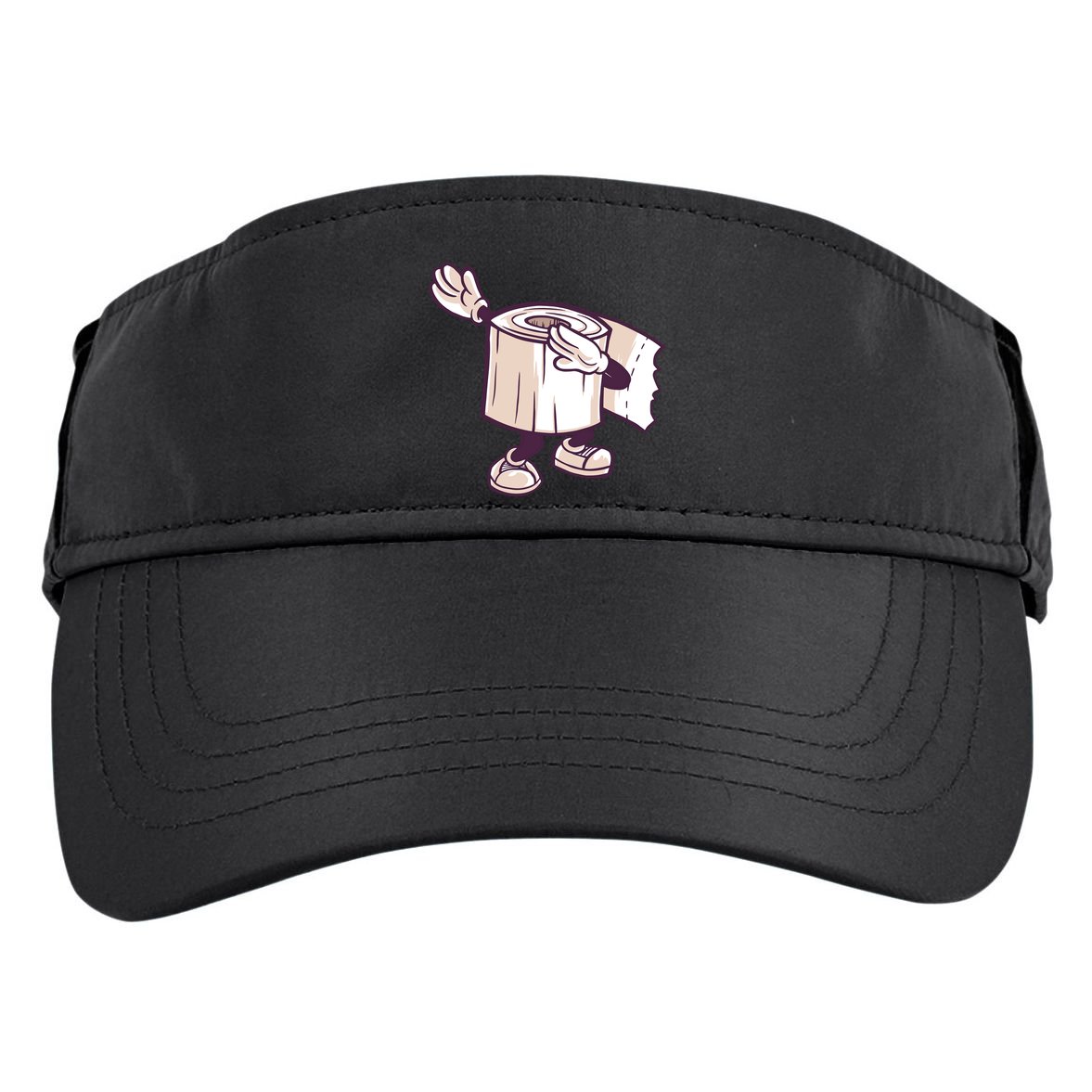 Dabbing Toilet Paper Adult Drive Performance Visor