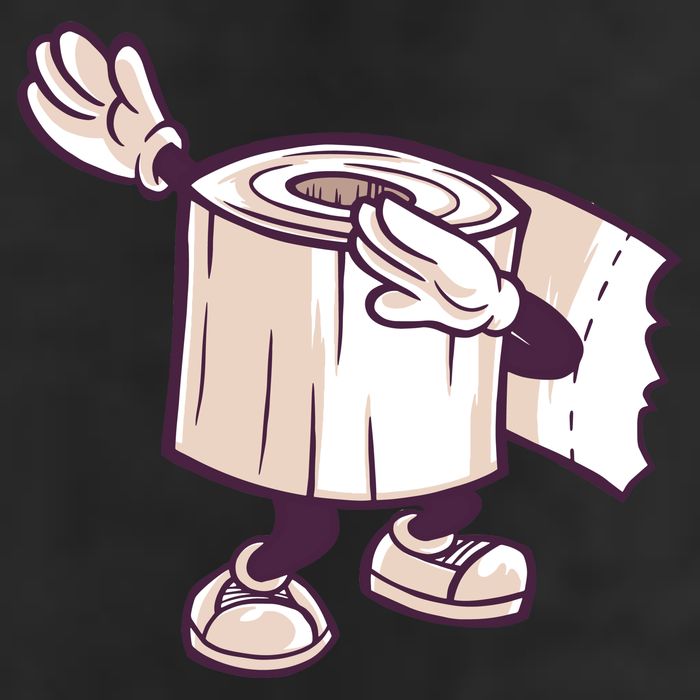 Dabbing Toilet Paper Adult Drive Performance Visor