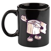 Dabbing Toilet Paper 11oz C Handle Ceramic Mug