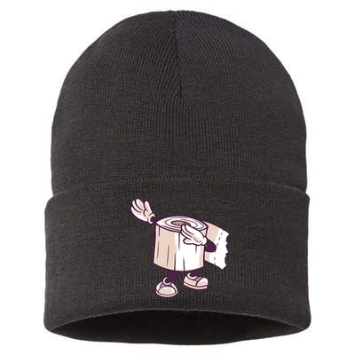 Dabbing Toilet Paper Sustainable Knit Beanie
