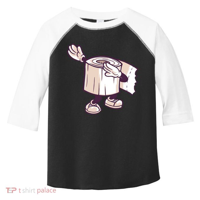 Dabbing Toilet Paper Toddler Fine Jersey T-Shirt