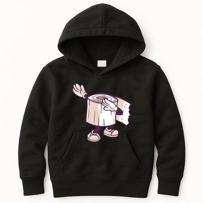 Dabbing Toilet Paper Kids Hoodie