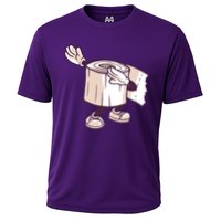 Dabbing Toilet Paper Cooling Performance Crew T-Shirt