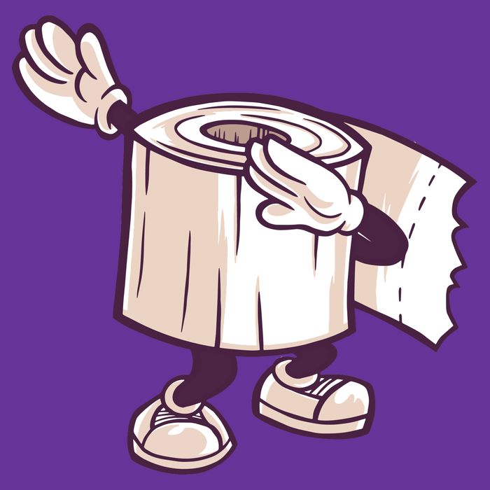 Dabbing Toilet Paper Cooling Performance Crew T-Shirt