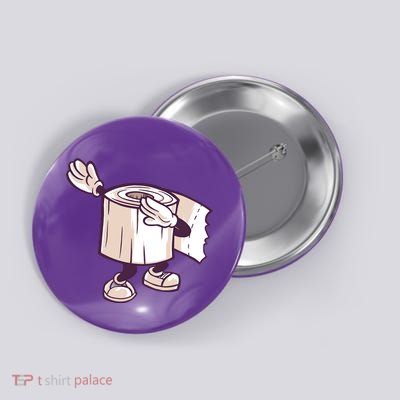 Dabbing Toilet Paper Button