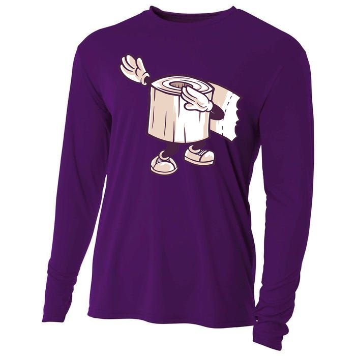 Dabbing Toilet Paper Cooling Performance Long Sleeve Crew