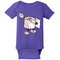Dabbing Toilet Paper Baby Bodysuit